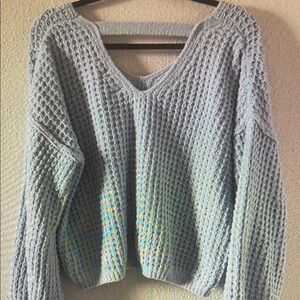 Women's Light Blue Sweater